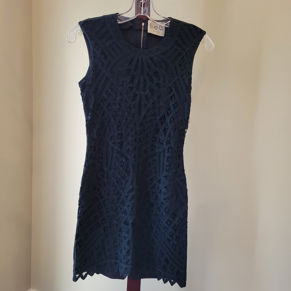 SEA New York Black Lace Dress